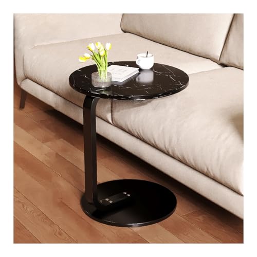 Mesa auxiliar de sofá y cama deslizable para aperitivos de 40x40x60 cm 2