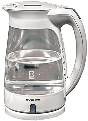 Hervidor eléctrico Ovente 1.7 L vidrio borosilicato negro miniatura 1