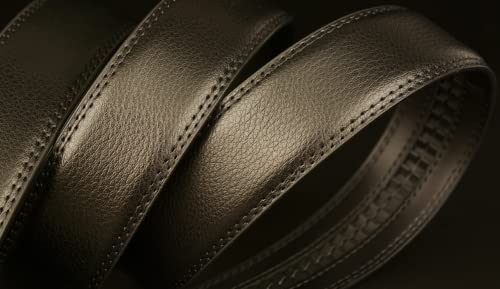 Luxury Men Belts Wolf Head Black Leather 1.38 inch Width Designer Belts for Men,Used for Mens Dress Casual Adjustable Belt4