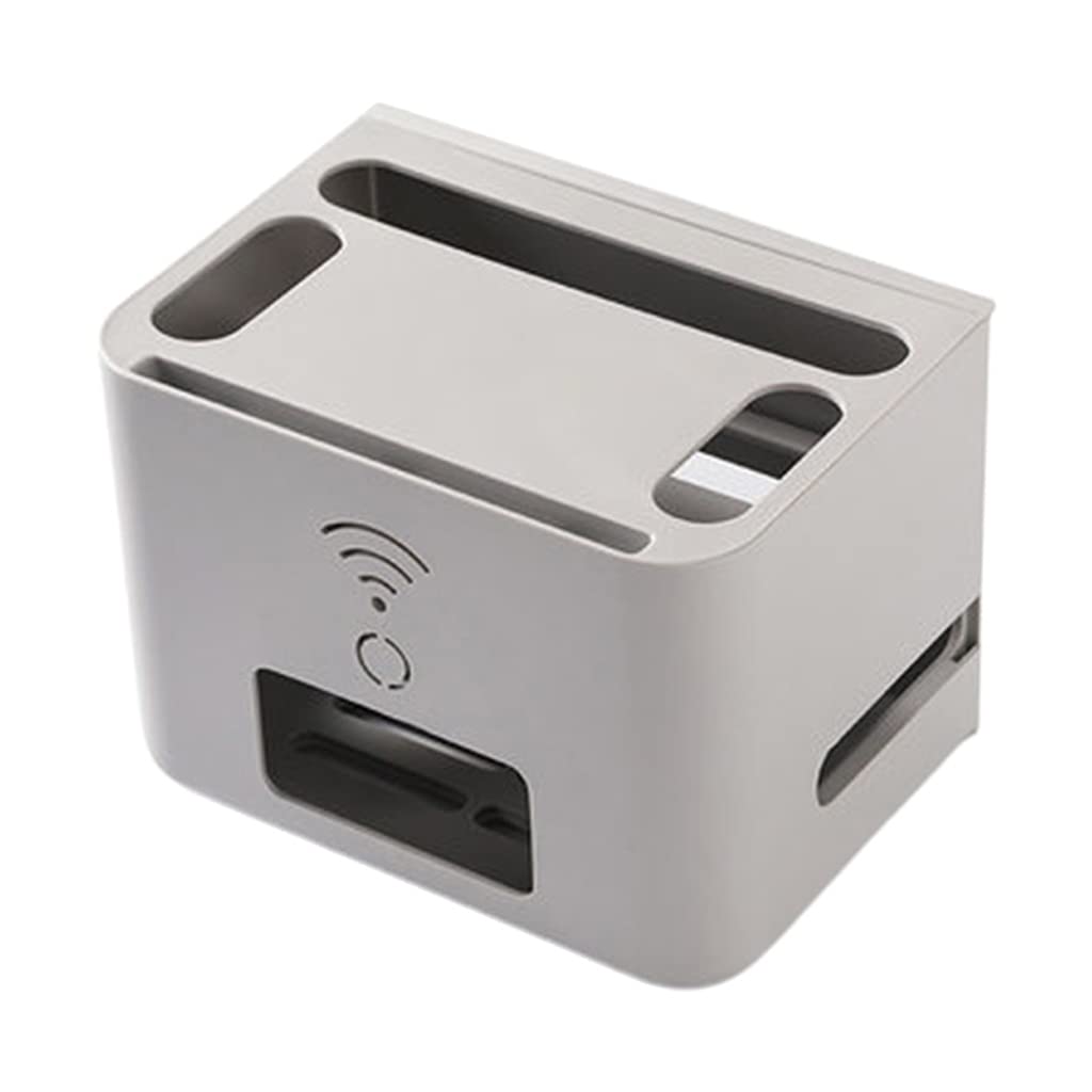 Boîte rangement routeur de bureau en finition premium pour décodeur TV - 8