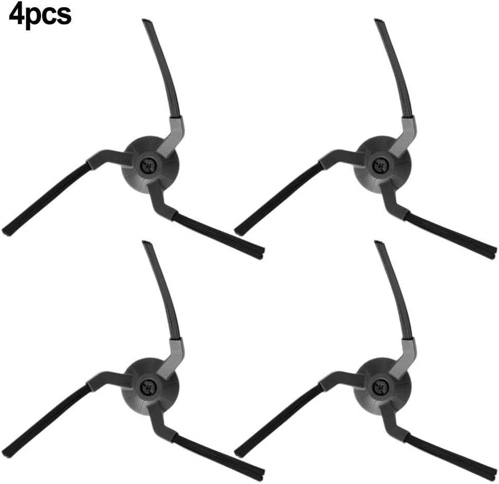 Vacuum Cleaner Side Brushes, Plastic And Nylon Materials Replacement Side Brushes For Eufy X9 Pro X10 Pro Vacuum Cleaner (4 PACK)
