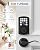 HIDALIFE Fingerprint Door Lock with 2 Door Lever Set, Keyless Entry Deadbolt with Handle Set, Keyless Entry Door Lock with Keypad, Front Digital Smart Code for Home, Apartment, Matte Black