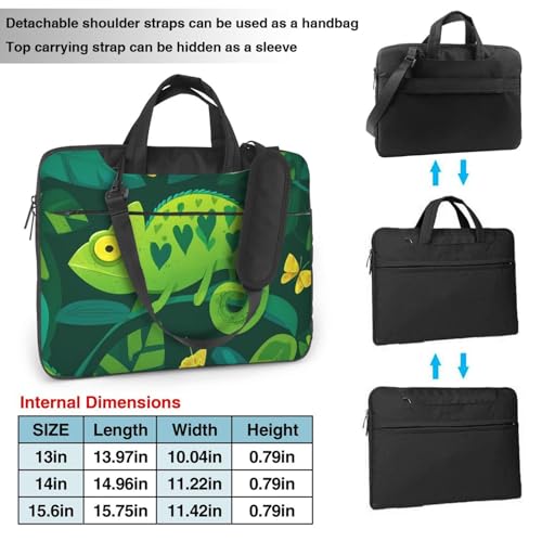 Bolso para portátil impermeable Green Chameleon 13 pulgadas miniatura 4