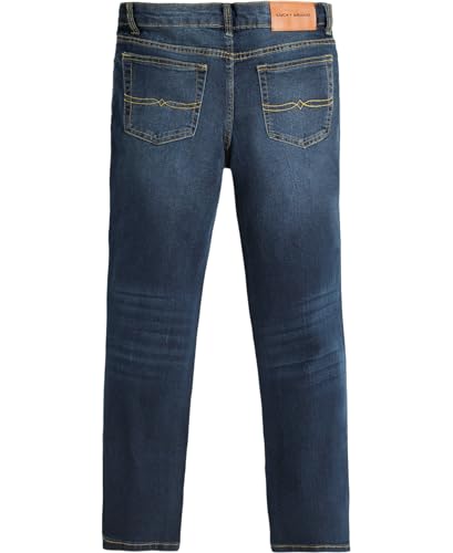 Lucky Brand Boys' Classic Fit Straight Leg Denim Jeans, 5-Pocket Style, Zipper Fly & Button Closure2