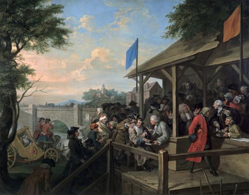Affiche Toile William Hogarth pour sublimer un mur vide salon art portrait 60x90