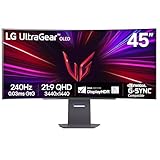 LG 45GS95QE Ultragear OLED Curved Gaming Monitor 45-Inch WQHD 800R...