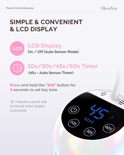 Image of MelodySusie Gooseneck Cordless UV Nail Lamp P-ArtM2 Light for Nail Tips