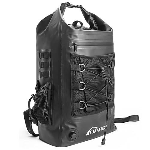 FJAAFUXD Faraday Travel Backpack Dry bag - EMP Proof Military Grade 30L Sports Outdoor Bag - Waterproof RFID Signal Blocking Protect Against Tracking Spying & Hackings for Travel/Work