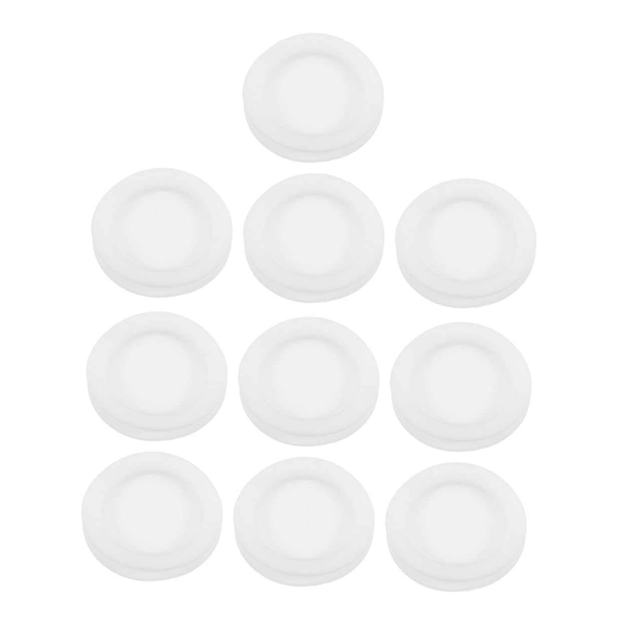 HEMOTON 10 Pack of Round Piggy Bank Covers Bank Rubber Stopper Saving Box Stopper