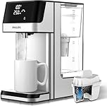 Philips Water Station, Hot & Ambient Filtered Water Dispenser, 2.2L Capacity, 6 Temperature Presets, Touch screen, UK Power Plug