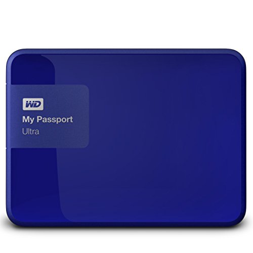 WD HDD |[^un[hfBXN 3TB My Passport Ultra WDBBKD0030BBL-PESN USB3.0/u[/ÍpX[hی/3Nۏ