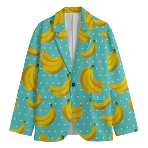 Rasta Striped Pattern Print Fun Novelty Blazer