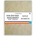 25 Old Age Parchment 65lb Cover Paper Sheets 11 X 14 Inches Cardstock Weight Colored Sheets (11"X14") Scrapbook|Picture-Frame Size - Printable Old Parchment Semblance Through the Processing of Pulp