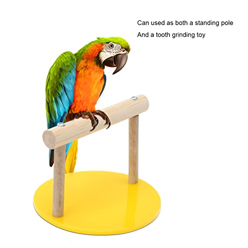 Image of Bird Perch Stand Natural Wood Platform, 8PCS Perches Set with Grinding Fork Toys for Cage, Climbing Gym Training Accessories for Parakeets Cockatiels Lovebirds Small Birds