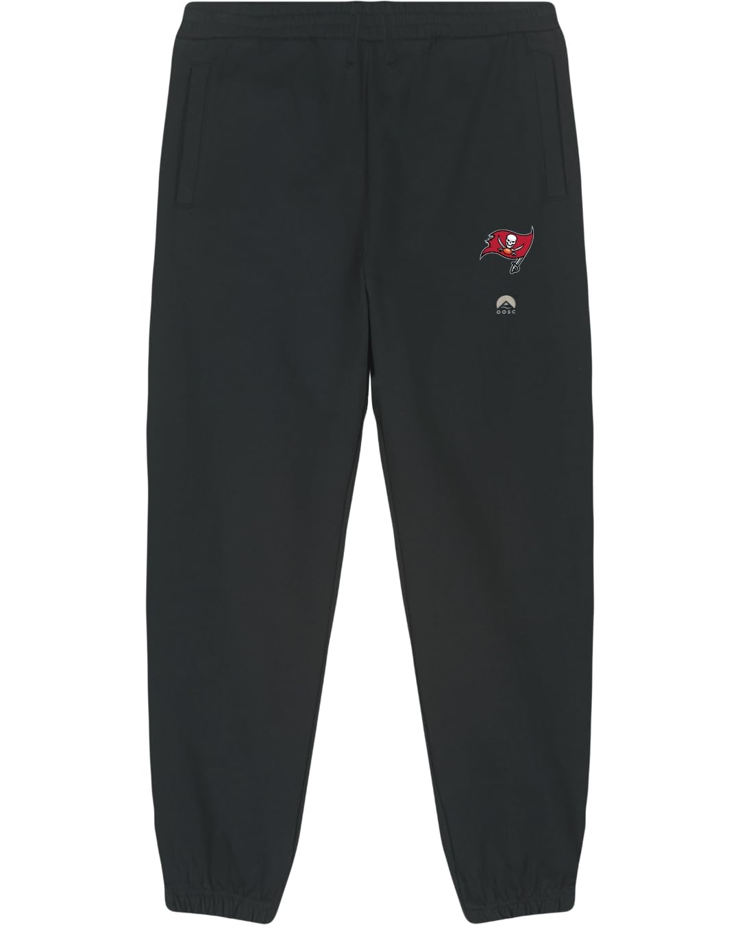 OOSC Mens Tampa Bay Buccaneers Sweatpants, Black, XXL EU