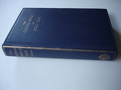 The Oxford Book of Irish Verse. XVIICentury - XXth Century.