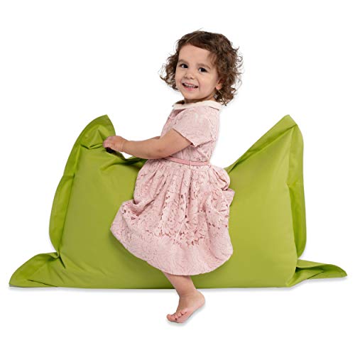 Green Bean© 2er Set Square XXL + BeBi Sitzsack - 380L + 70L EPS Perlen Füllung - Abnehmbarer Bezug - Indoor & Outdoor… – Bild 5