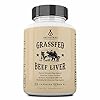 Ancestral Supplements Grass Fed Beef Liver Capsules, Supports Energy Production, Cleansing, Digestion, Immunity and Full Body Wellness, Non GMO, Freeze Dried Liver Support Supplement, 180 Capsules