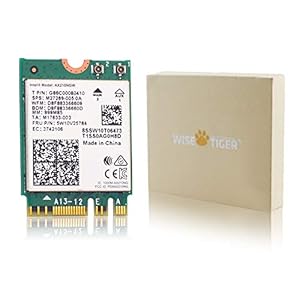 AX210NGW WiFi Card, Wi-Fi 6E 11AX Wireless Module Expand to 6GHz MU-MIMO Tri-Band Bluetooth 5.3 Internal Network Adapter for Laptop, Support Windows 10/11 64bit, M.2/NGFF