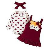 Die Giraffen-Outfits für Mädchen, ein Strampler bedruckt mit dem Schriftzug 
