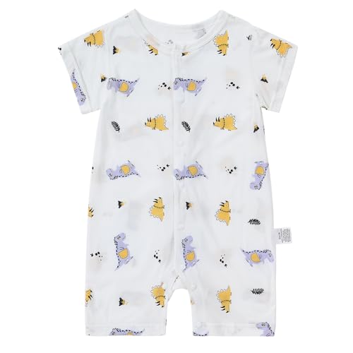 Image of Unisex Baby Short Sleeve Romper 3-24 Months