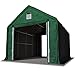 Produktbild TOOLPORT Lagerzelt 4x8 m/Seitenhöhe 3m Zelthalle Industriezelt feuersichere PRIMEtex PVC Plane 2300 N dunkelgrün