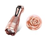 MYWHITENG LED Flashlight Portable Super Bright Flashlight with Lighting Modes - Outdoor Little Torch for Kids, Hiking, Camping, Running, Hunting, Blackouts (Rose gold)