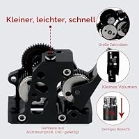 HOCENWAY Verbessertes superleichtes großes Getriebe HGX-LITE Extruder gehärteter Stahl Reduktionsgetriebe kompatibel mit Voron, Ender 5 Serie, Ender 3 V2/Pro CR10 CR10S und anderen DIY-3D-Druckern – Ansicht 2