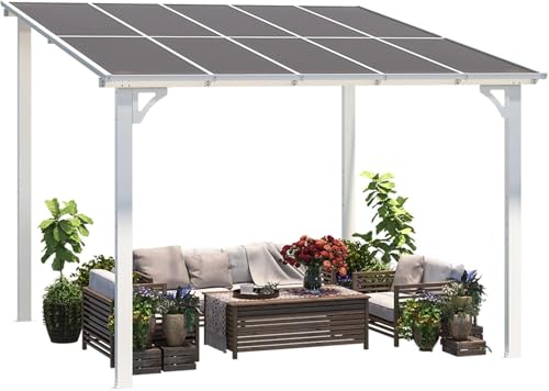 UNIONLINE Aluminium-Pavillon, Metallmarkisen, Pavillons, Pergola, Robuste Metall-Pergola (Weiß, 3 x 3 m) UNIONLINE Aluminium-Pavillon, Metallmarkisen, Pavillons, Pergola, Robuste Metall-Pergola (Weiß, 3 x 3 m)