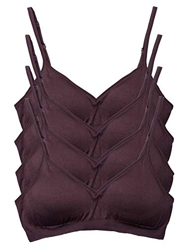Image of Kalon Women's 4 Pack Demi Padded Bralette Wireless Comfortable Bra