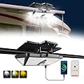 Solar Camping RV Outdoor Lights 208LED High Brightness Waterproof with Motion Sensor & Remote, 6000mAh Solar-Powered Exterior Lighting for Camper Porch & Trailers - Clip-On Design