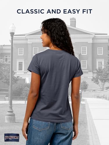 JanSport NCAA Officially Licensed Graduate Short Sleeve T Shirt for Women, Soft & Breathable Cotton-Polyester Blend Crewneck T Shirt with Graphic Detailing, Everyday University Fan Apparel - image 3
