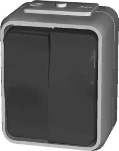 Preisvergleich Produktbild Elso 452509 Doppeltaster.10A.SKL ATO lg