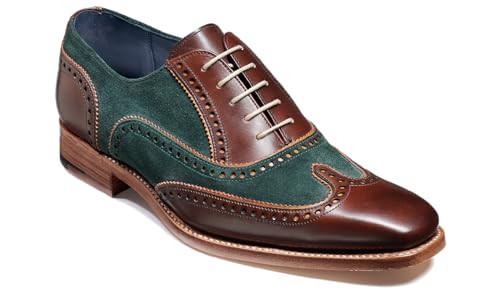 BARKER Spencer Men's Handmade Leather Brogue Oxford Dress Shoes - Timeless Elegance and Superior Craftsmanship