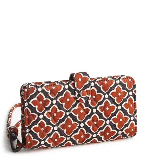 Vera Bradley Women's Premium Cotton Phone Wristlet, Moorish, One Size