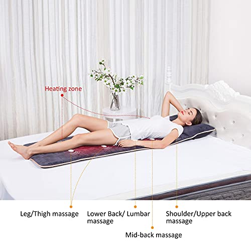 Snailax Shiatsu Neck Massager Massage Mat Bundle | Back Massager With Heat, Deep Kneading Electric Massage Pillow For Neck, Back, Shoulder,Foot Body Pain Relief #TOP6