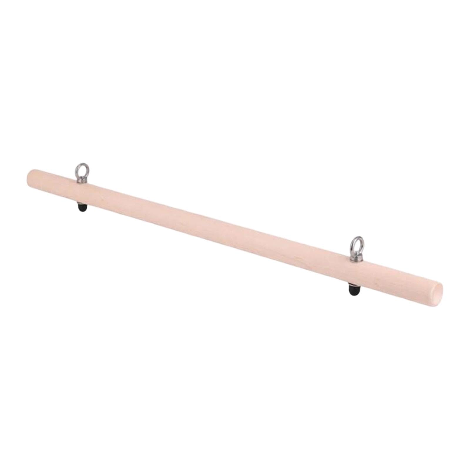 Amagogo Pilates Roll Down Bar Resistance Bar Attachment Portable Pilates Bar with Hooks for Exercise Gym Home Workout Indoor Training for Women Men Studio
