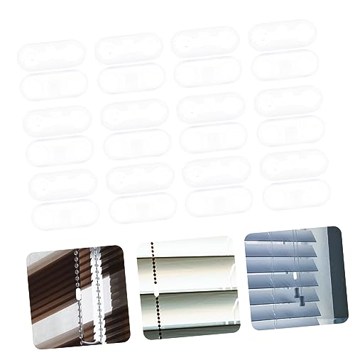OSALADI 30 Pçs Cortinas Transparentes Cortinas De Janela Clipe De Contas Para Persianas Verticais Co