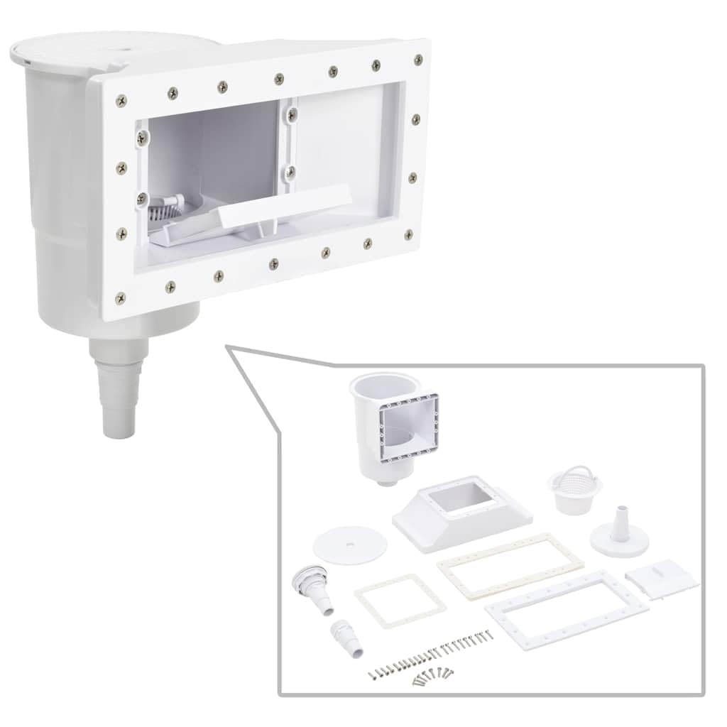Skimmer à large goulot pour piscine, nettoyeur de surface en ABS