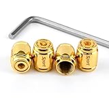 🚗【Gute Leistung】: Das Aluminiummaterial der Radstaubkappen rostet nicht leicht und die Kappen für Reifenventile können schlechtem Wetter wie ultravioletten Strahlen, Schmutz und Frost wirksam widerstehen