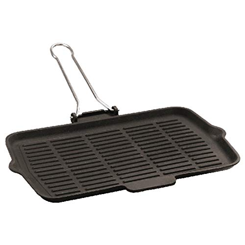 Bistecchiera Cm 21x36 Maniglia in Filo Ghisa