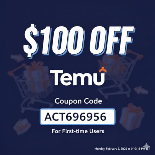 ["New"]↣ Temu CoupoN Code {{$100 off}} [["ACT696956"]]for First-time users Titelbild