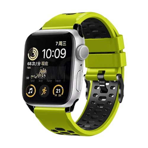 Bracelet en caoutchouc fluoré Apple Watch Series 9 8 7 SE Ultra - 3