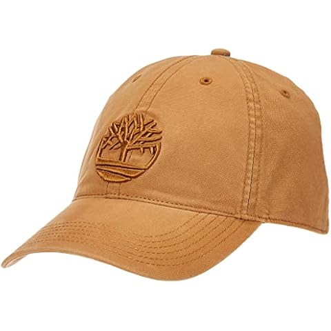 Timberland Men's Cotton Canvas Baseball Cap, Wheat, One Size UK Cover