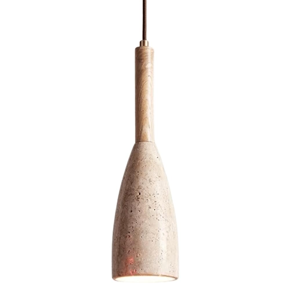 Suspension en marbre HAIDU E27, fini les lampes banales
