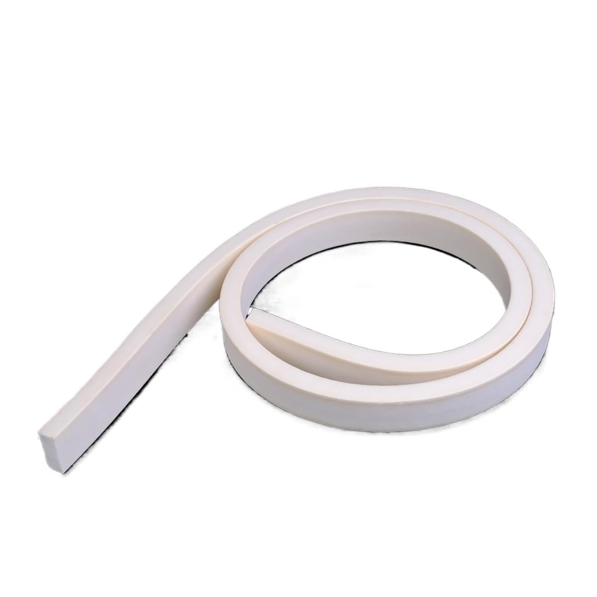 Tira de sellado de espuma de silicona, Tamaños múltiples de la tira blanca del lacre esponja silicón for las puertas Windows(10x15mm,5M)