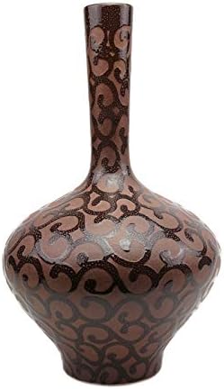 Isabella Ceramic Vase Brown