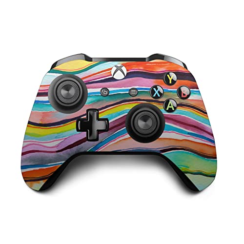Autocollant de jeu Xbox One S en vinyle robuste motif agate multi couches - 4