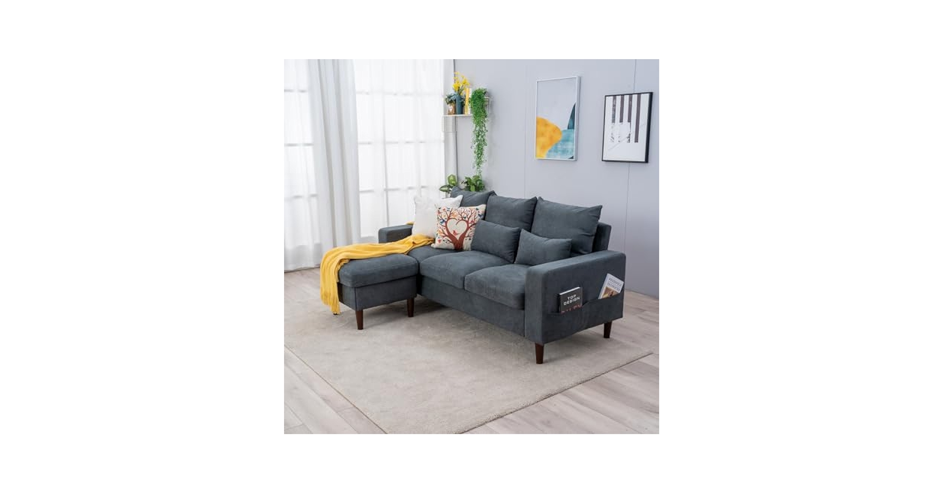 ^_^ 　NOANA sofa 3seater Amazon.com: Panana 3 Seater Sofa with Ottoman Footstool Sofa