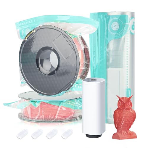 Domsanistor 3D Printer Filament Storage Bags Vacuum Kit,10Pcs Thicken Filament